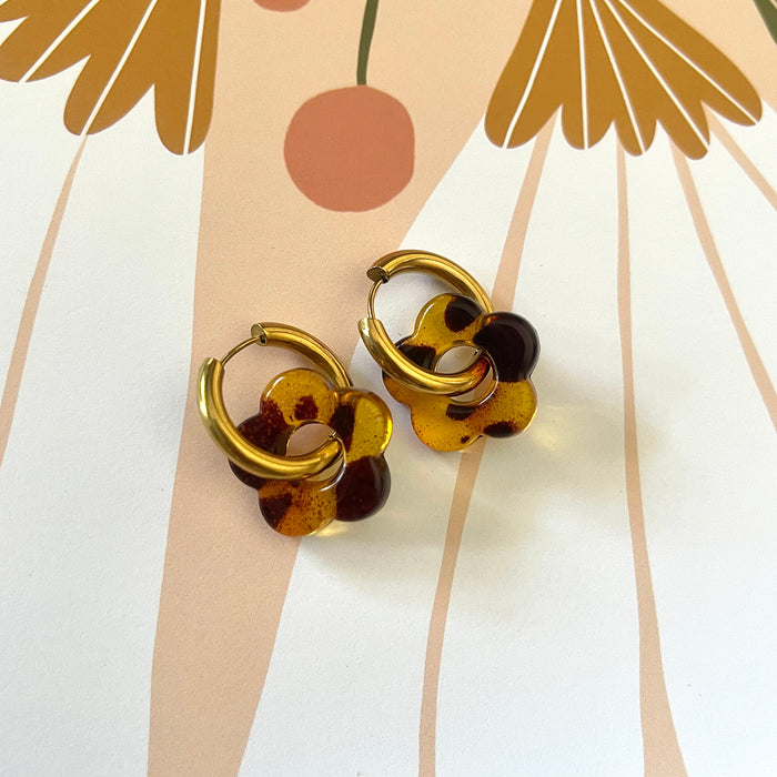 Boucles Flora - Ecaille