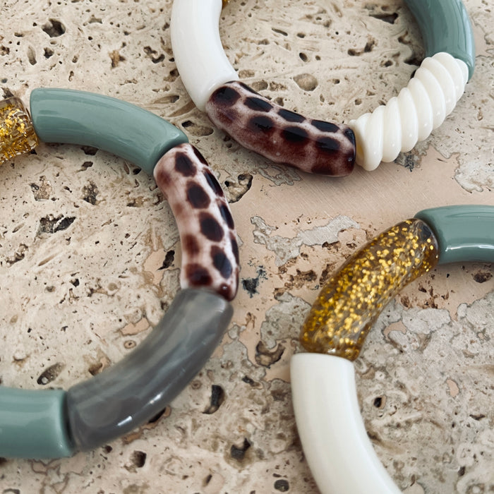 Trio bracelets Gigi - Céladon