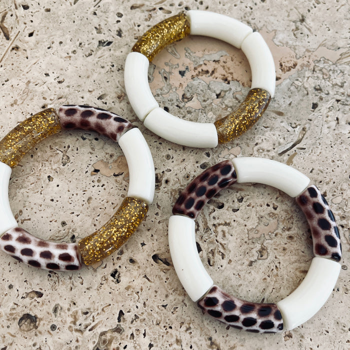 Trio bracelets Gigi - Ecru