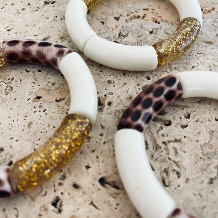Trio bracelets Gigi - Ecru