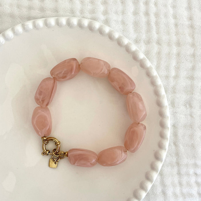 Bracelet Bob - Rose pale