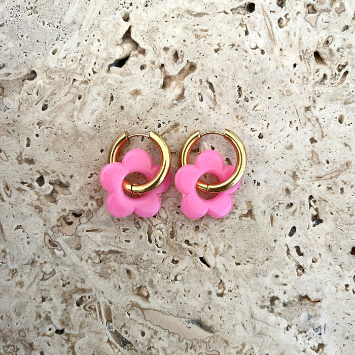 Boucles Daphnée - Roses