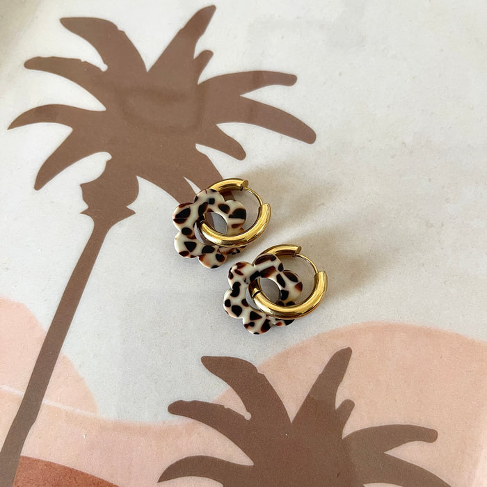 Boucles Paula - Tachetées
