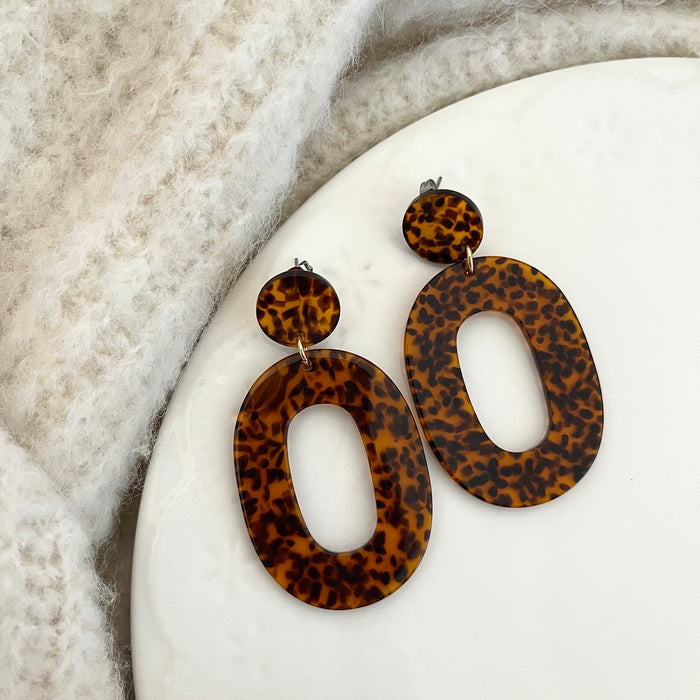 Boucles Agathe - Marrons