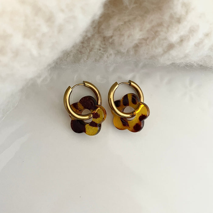 Boucles Flora - Ecaille