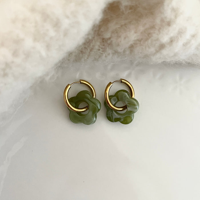 Boucles Flora - Olive