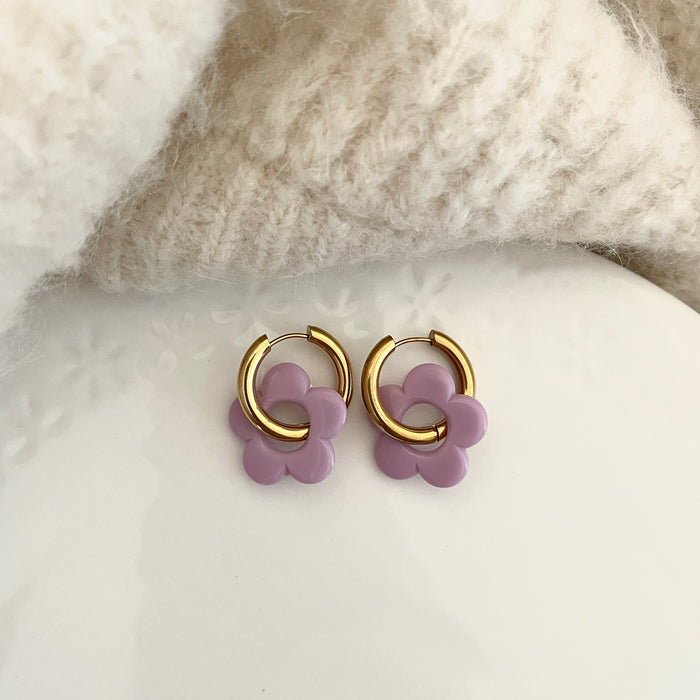 Boucles Daphnée - Lilas