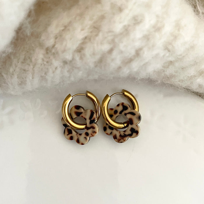 Boucles Paula - Tachetées