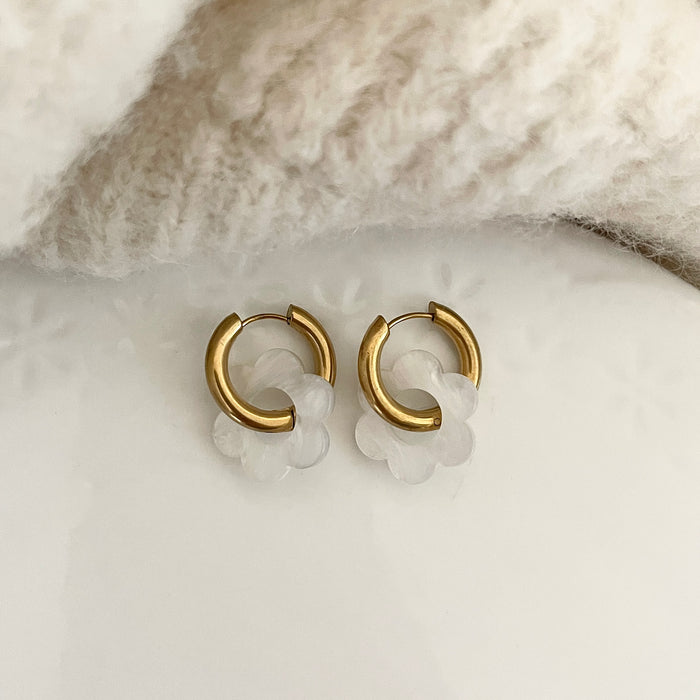 Boucles Paula - Blanches