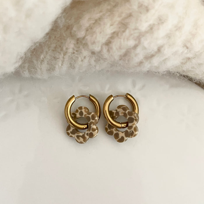 Boucles Paula - Beige