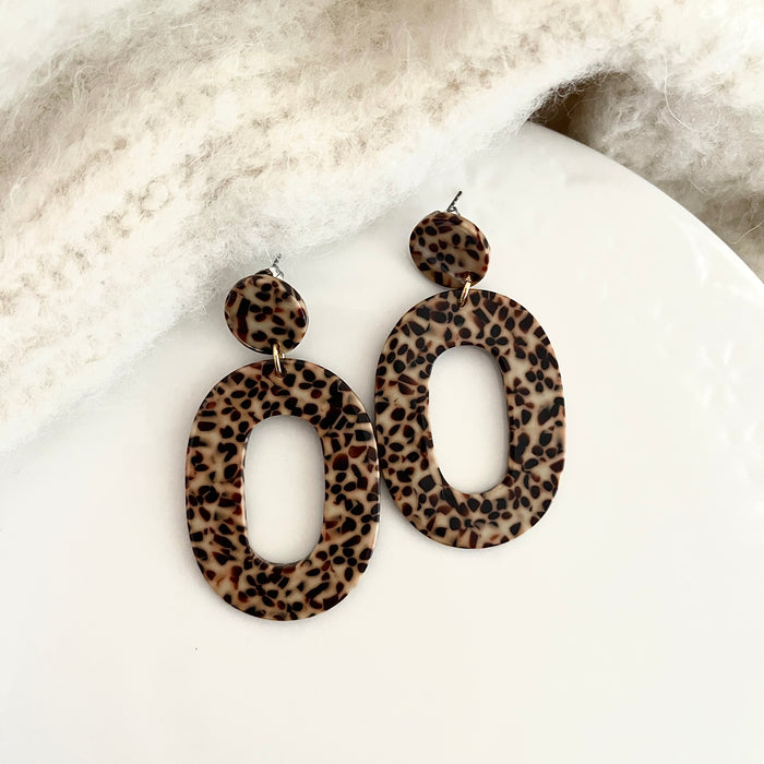 Boucles Agathe - Tachetées