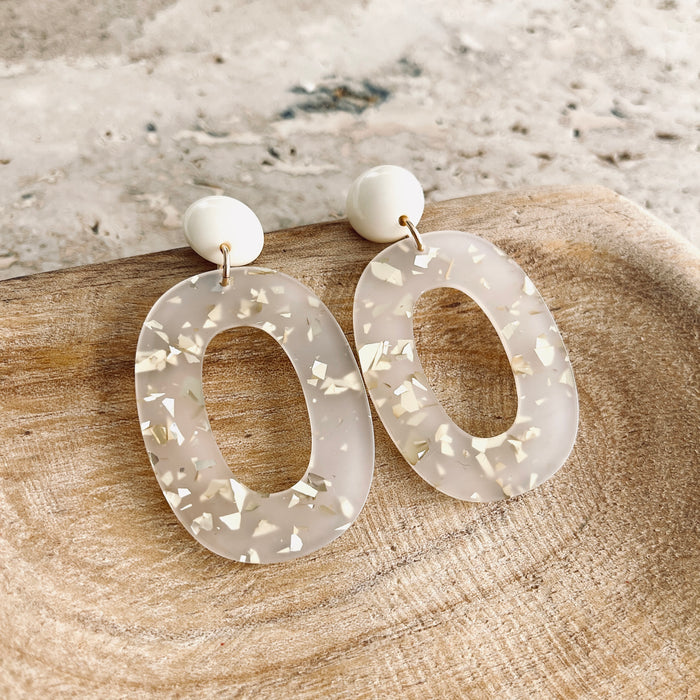 Boucles Agathe - Blanches