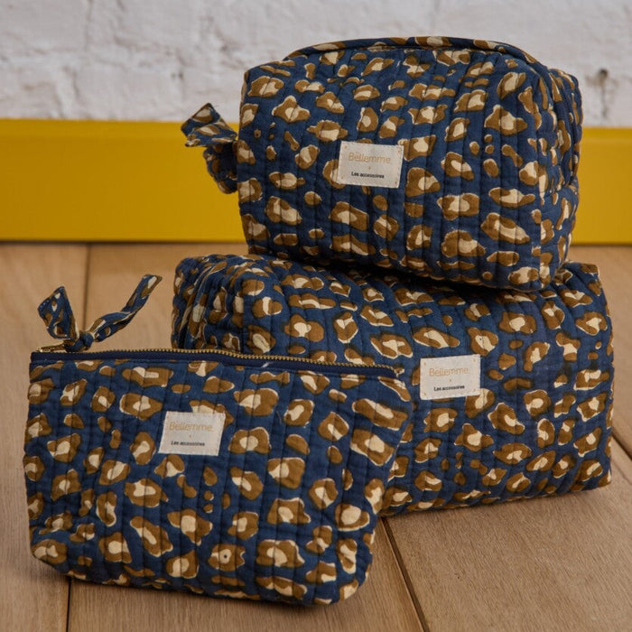 Trousse - Léopard navy