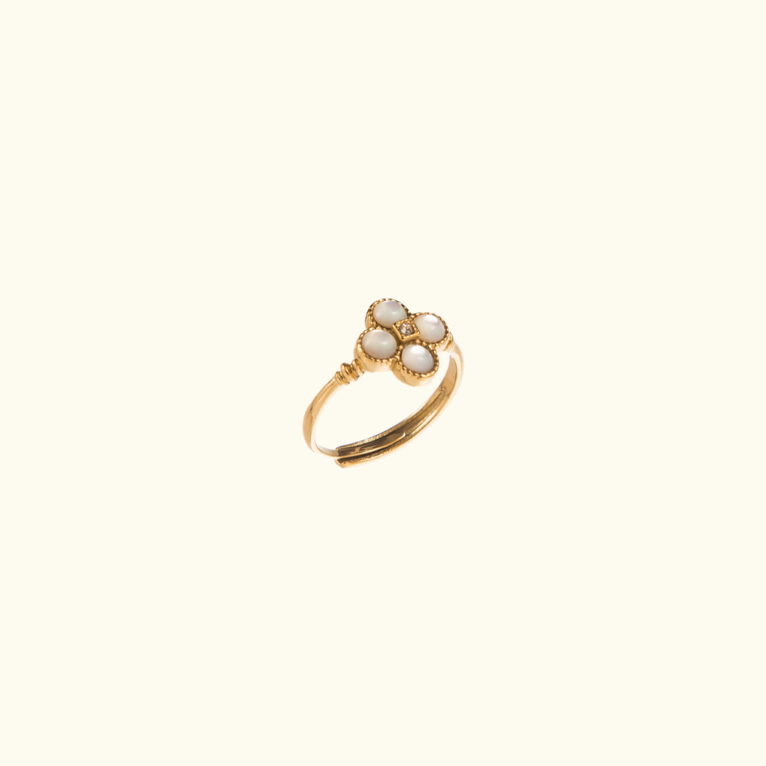 Bague Agathe - Blanche