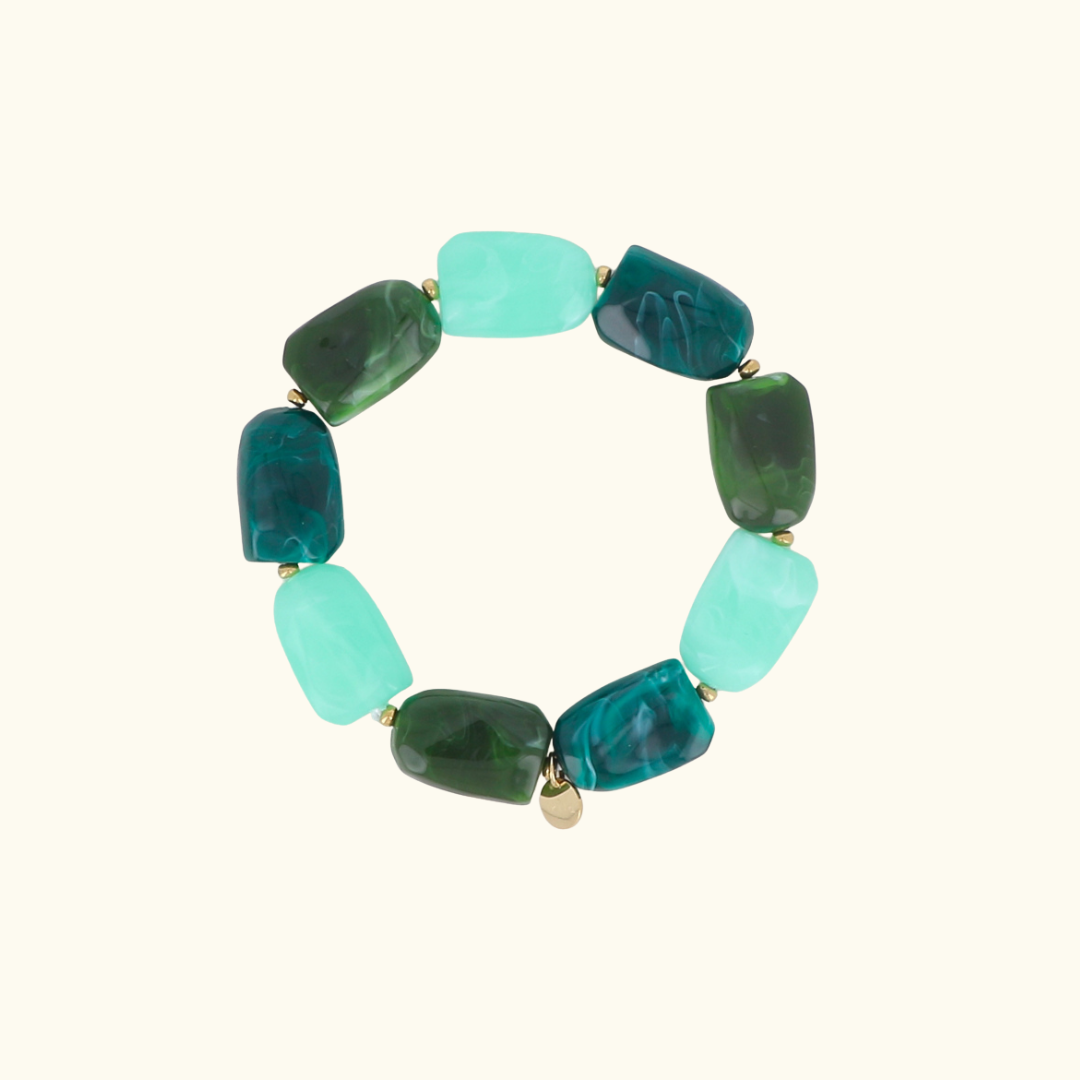 Bracelet Honoré - Vert/bleu