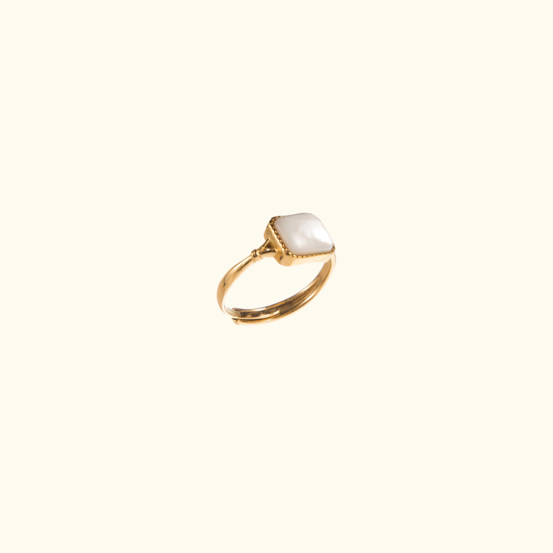 Bague Coralie - Blanche