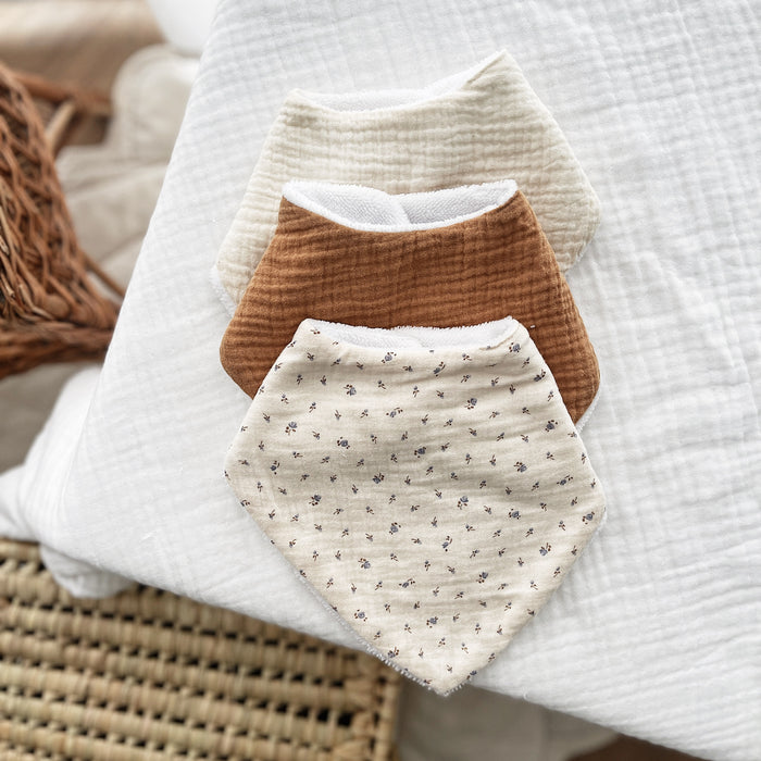 Bavoir bandana - Camel